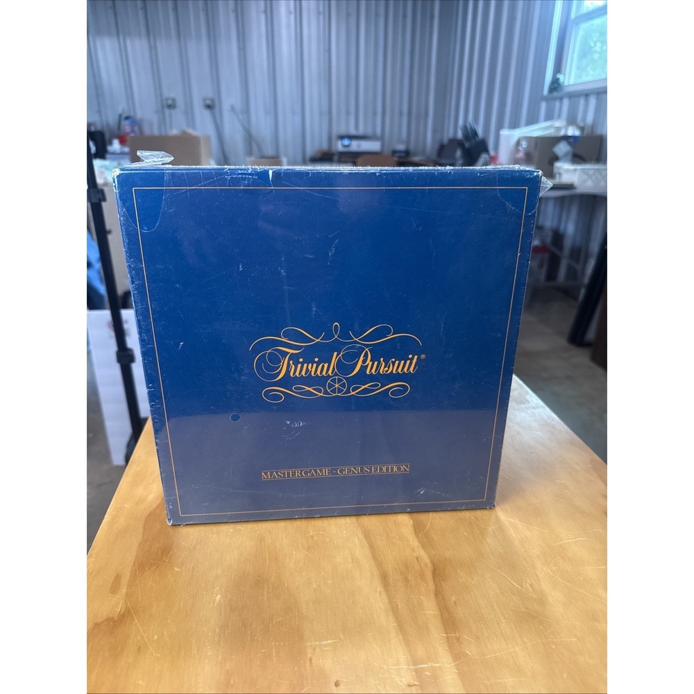NEW Vintage NIB Original Trivial Pursuit Master Game Genus Edition 1981 Sealed
